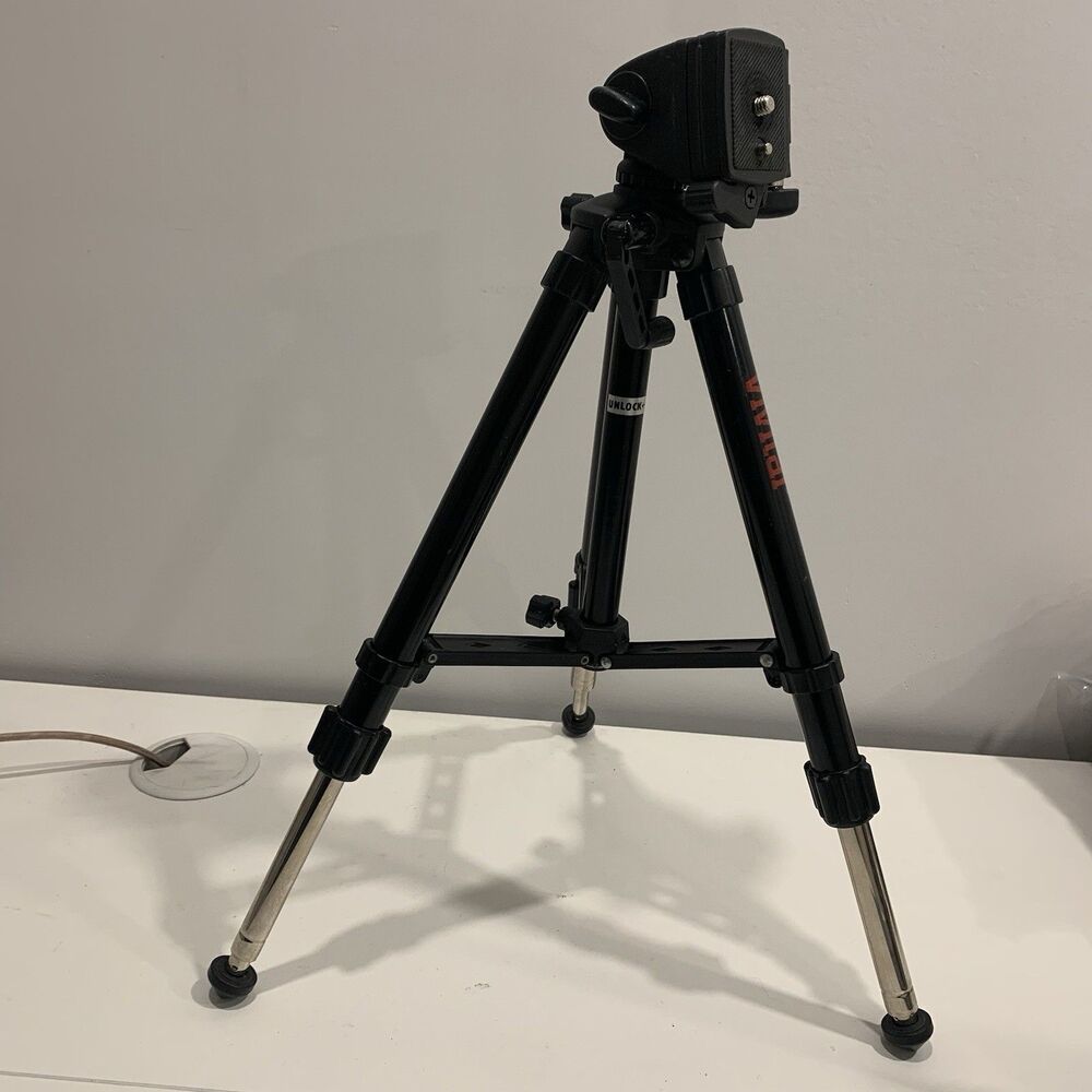 Vivitar 600 Tripod 54” Black All Function Working